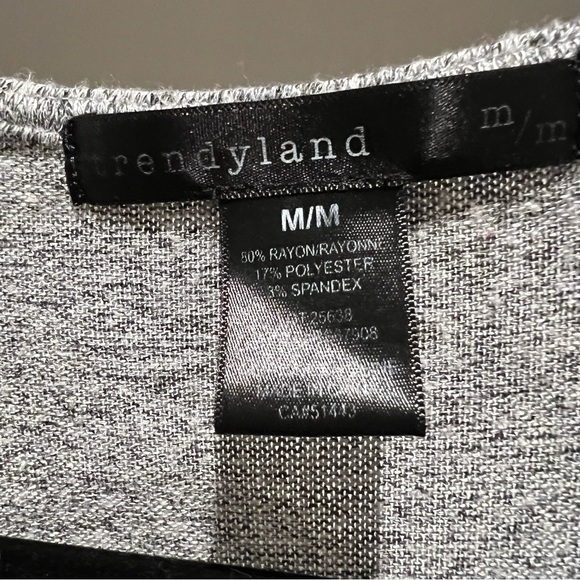 🦋2/$15🦋 Trendyland Heather Grey Crossover Sweater Dress - Picture 2 of 2